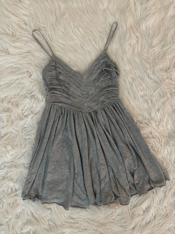 Urban Outfitters Light Gray Mini Dress - Image 2