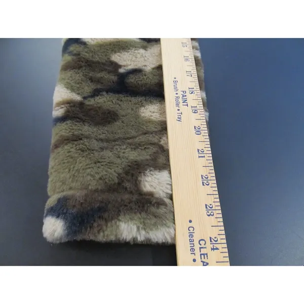 Andree By Unit Camo Jacket Juniors Plush Fuzzy Faux Fur Lined Full Zip Jacket - Image 8