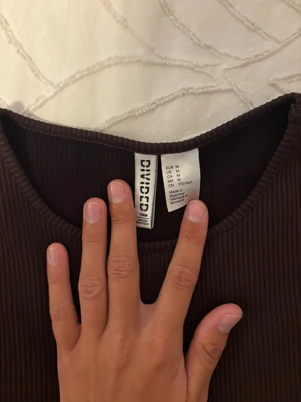 Brown Long Sleeve Workout Top - Image 5