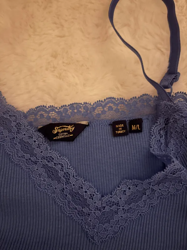 Superdry Blue Lace Cami - Image 2