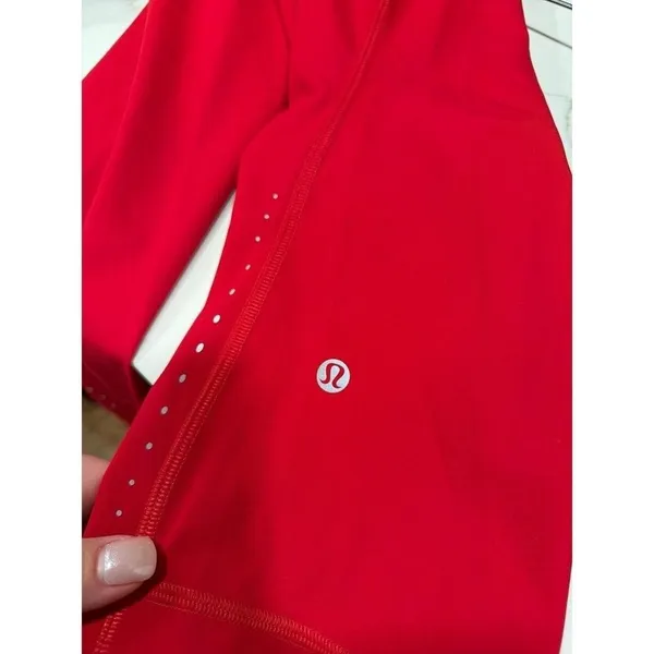 Lululemon Swift Speed High-Rise Crop 21" Dark Red 16 - Image 5