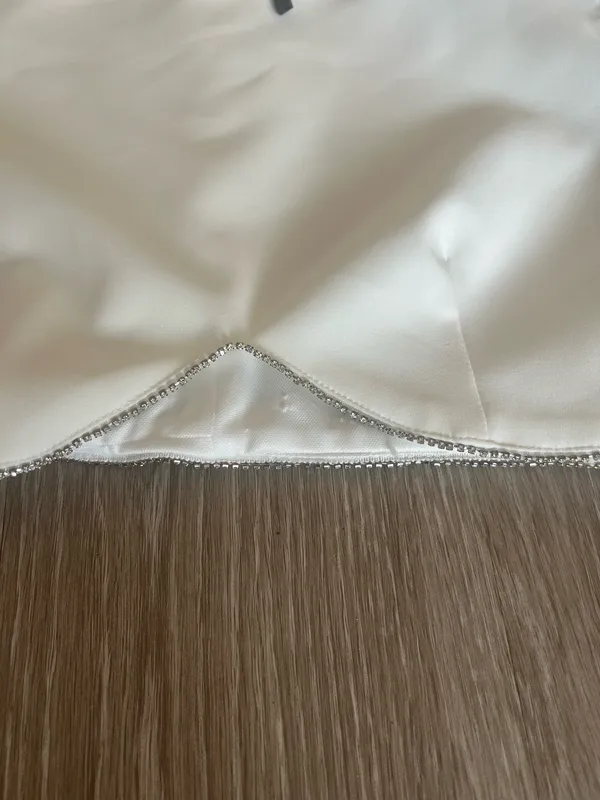 ZARA Rhinestone Trim top - Image 4