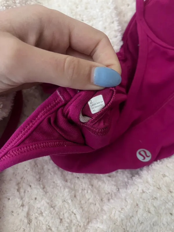 Pink Lululemon Bra - Image 3