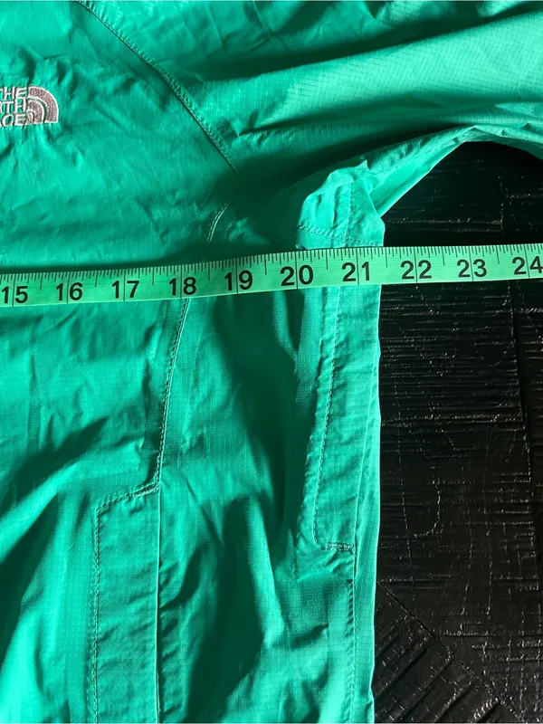 The North Face Steep Series Teal Hooded Full Zip Windbreaker Jacket S/P - Image 9