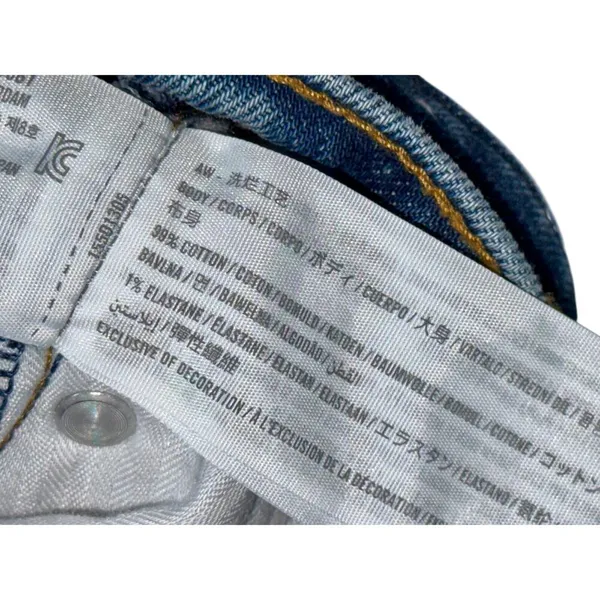 Abercrombie & Fitch The 90s Relaxed Jean High Rise Blue Denim Jeans Size 26 2 XL - Image 4