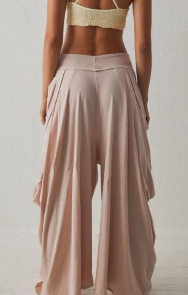 Free People Intimately Summer Slumbers Wide Leg Draped Harem Pants | Size XS - Image 3