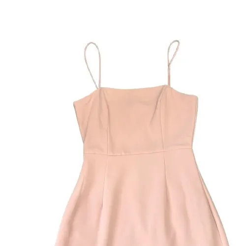 Superdown Malaya Asymmetric Ruffle Dress Baby Pink Coquette Spring Size XS‎ - Image 2