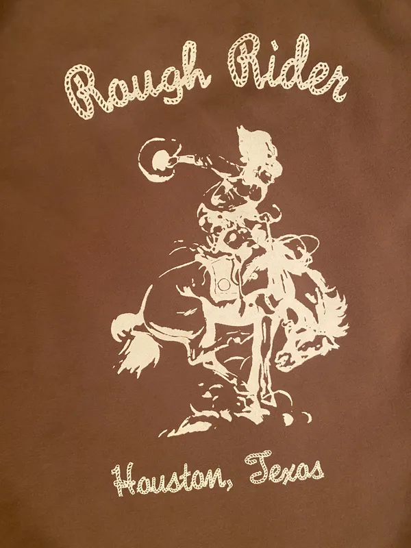 Brandy Melville Brown Rough Rider Sweatshirt - Image 2