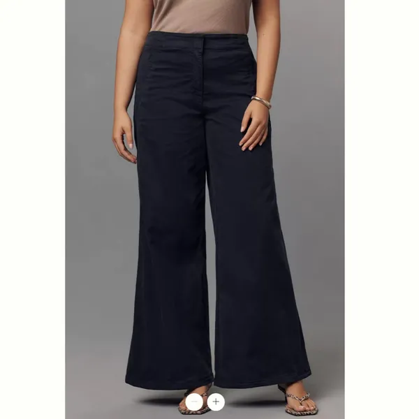 Anthropologie Maeve Scallop Wide-Leg Pants - Image 7