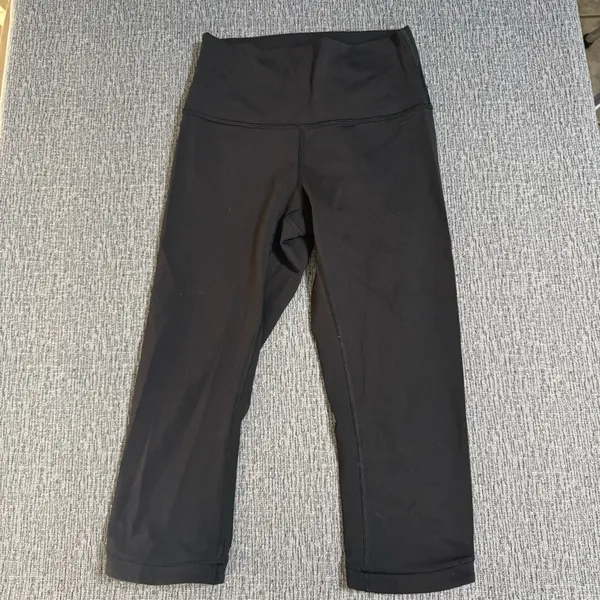 Lululemon Cropped Black Leggings - Image 3