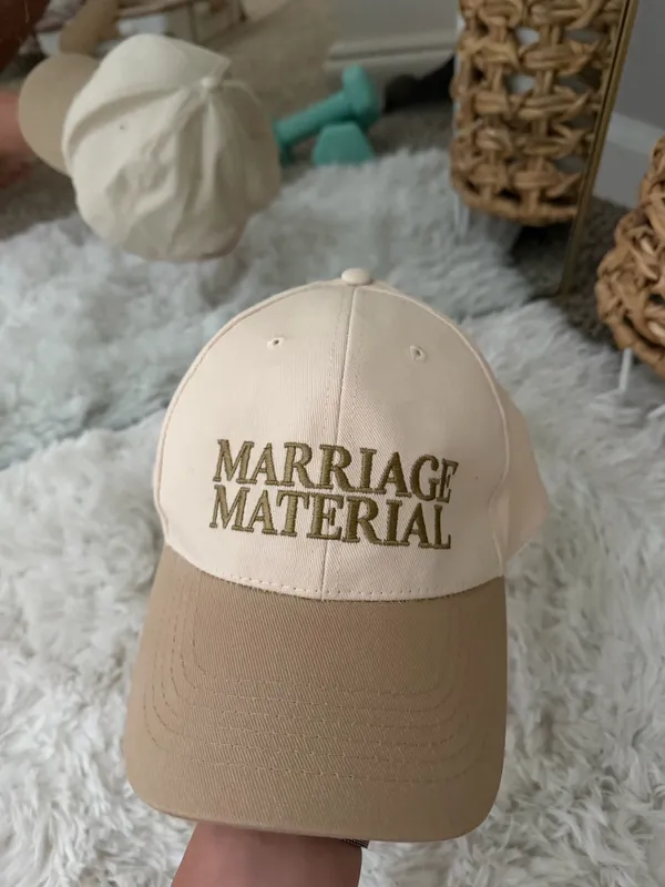 Marriage Material Hat Tan - Image 4