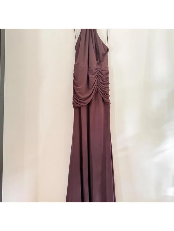 Reformation Arden Knit Dress in Brown - Image 3