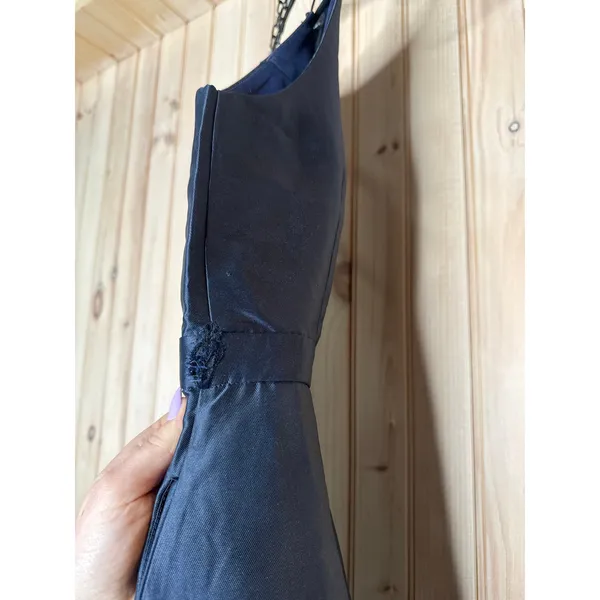 NWOT Lulus Broadway Show Navy Blue High-Low Gown Red Carpet Prom Banquet Size M - Image 10