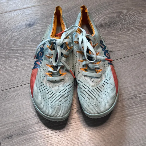 Hoka Cielo X MD Carbon Fiber Track Spikes Blue Orange 1123151 Womens 7 Mens 5.5 - Image 3