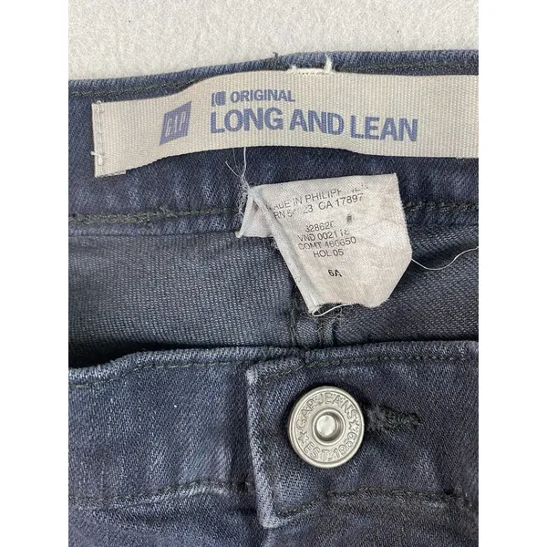GAP Jeans Womens 30x31 Black Long and Lean Flare Boot Tag Size 6A - Image 7