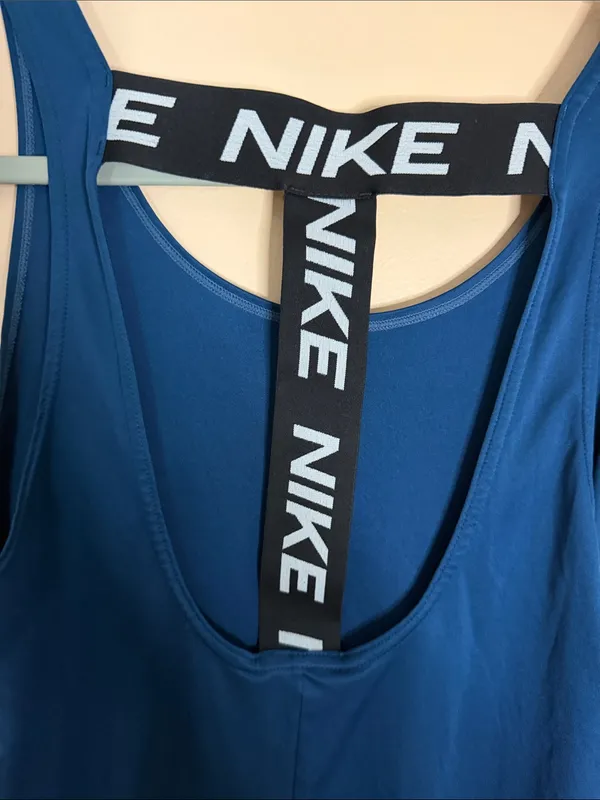 Nike Women's Blue Racerback Athletic Tank - Image 4