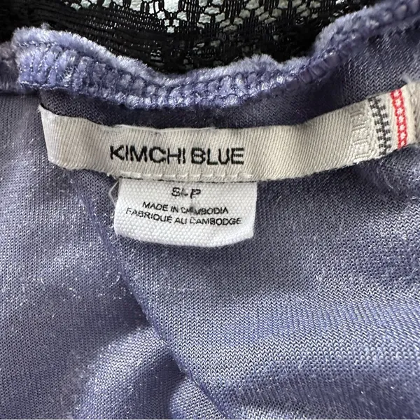 Urban Outfitters Kimchi Blue Blue Ryder Velvet Mini Dress Size S - Image 4