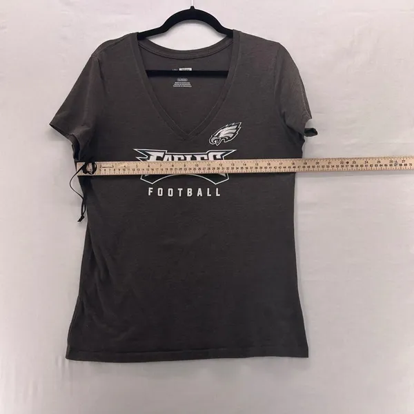 National Football League Team Apparel Philadelphia Eagles Shirt Gray XL - Image 8