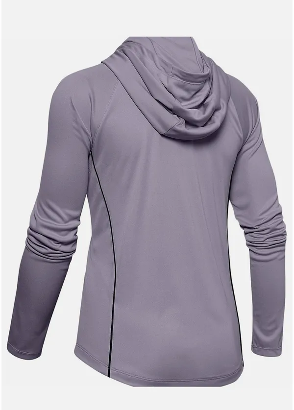 Under Armour Velocity Wordmark Loose Hoodie Lavender UA Tech HeatGear XL - Image 8