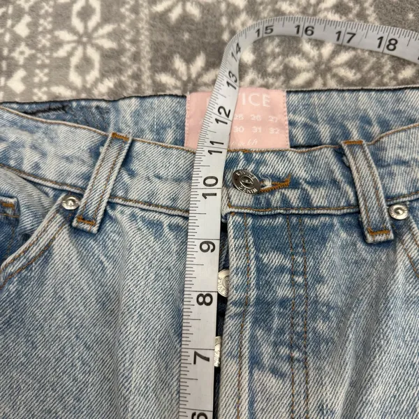 Revice Denim High Waisted Button Fly Jeans Light Wash Size 29 Minimalist Normcore - Image 10