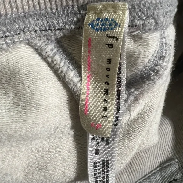 FP Movement Be Free Colorblock Joggers Gray XS Foldover Waist - Image 6