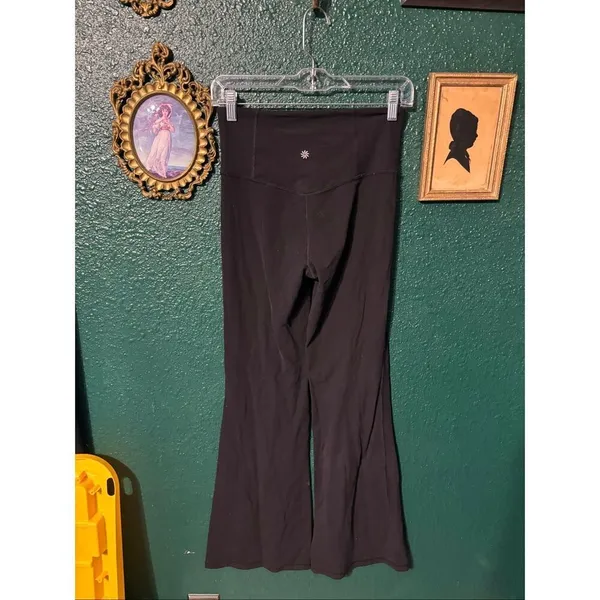 Athleta Black Elation Flare Pants Size Small - Image 2