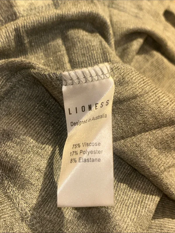 Lioness Field of Dreams Maxi Dress Size S Grey Original Price $109 - Image 6