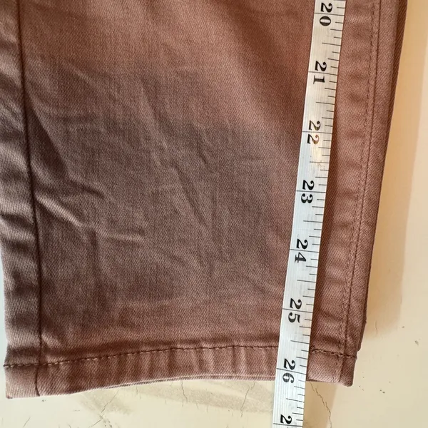 Buffalo David Bitton Havana Pants Women 10/30 Mauve Brown High Rise Ankle Skinny - Image 12