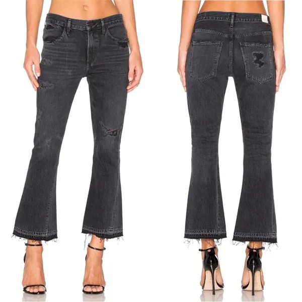 Citizens of Humanity Sasha Twist Crop Flare Jeans 30 - Image 2