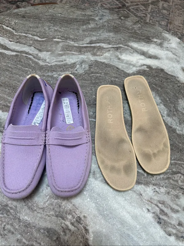Rothy's The Driver Soft Loafer Slip-On Loafers Orchid Purple Sz 7 - Image 8