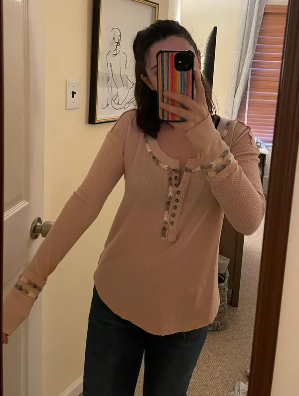 Free People Henley Thermal - Image 2