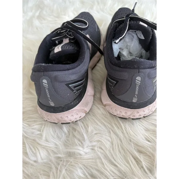 Brooks Ghost 13 Women's Running‎ Shoes Gray Pink Size 9 Athletic Sneaker - Image 5