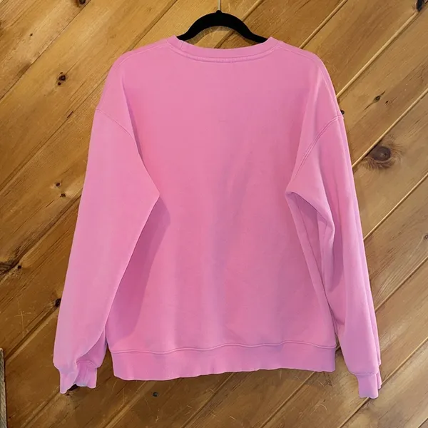 Fancy homebody small shop “Mommy Gang” bright pink crewneck sweatshirt - Image 4