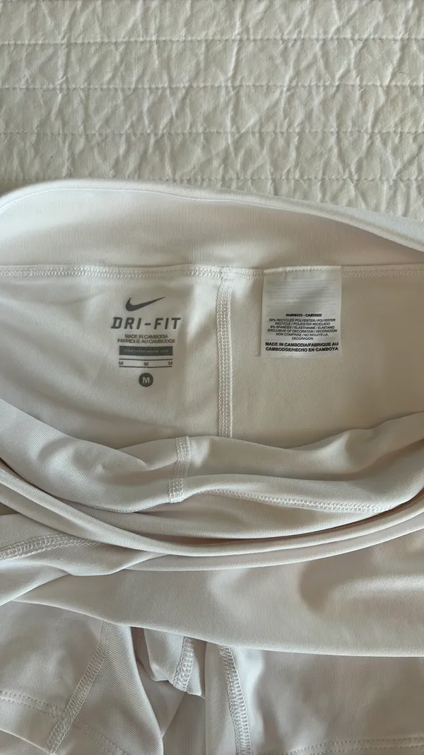 Nike Dri-Fit White Skirt Tennis Skort - Image 2
