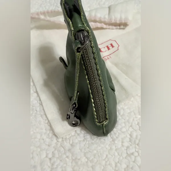 Coach Green Rexy Dinosaur Coin Purse Bag Charm - Image 11