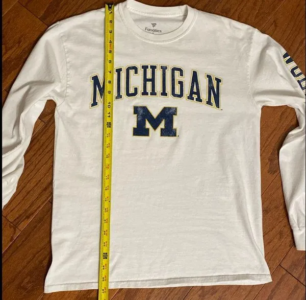 Fanatics Michigan University unisex longsleeves t-shirt- size Medium - Image 7