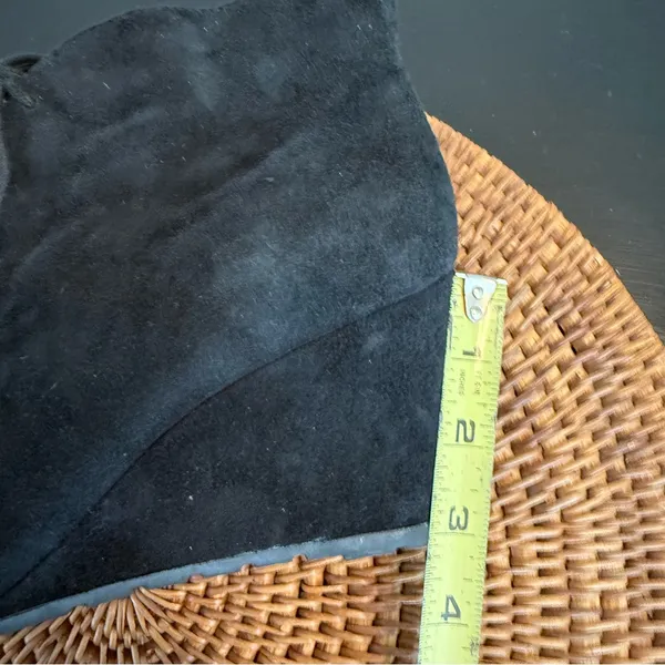 Clarks Black Suede Ankle Boots size 9.5‎ - Image 6