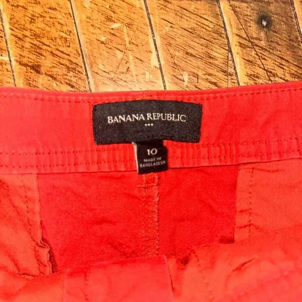 Banana Republic orange red size 10 vacationcore shorts - Image 2