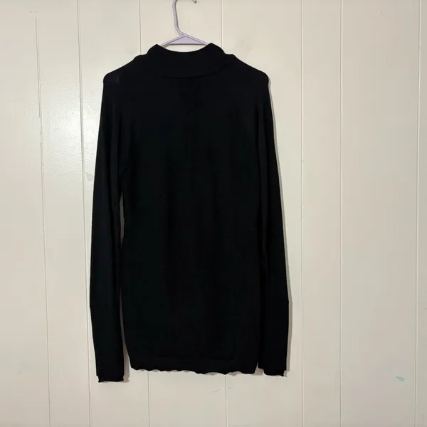 Lululemon Merino Wool Full Zip Jacket Black Thermal Ski Base Layer Women’s Small - Image 7