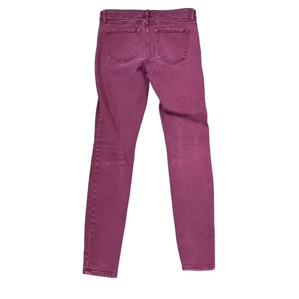 Gap Denim Legging Jegging Size 2R Wine Stretch Cotton‎ Blend Womens 28X29 - Image 5