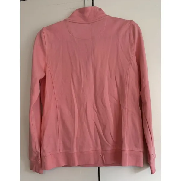 Vineyard‎ Vines Womens Pink 100% Cotton 1/4 Zip Shep Shirt Pullover Sweater S - Image 2