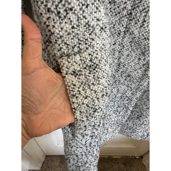 J.Crew Gray Boucle City Coat size 6 - Image 2