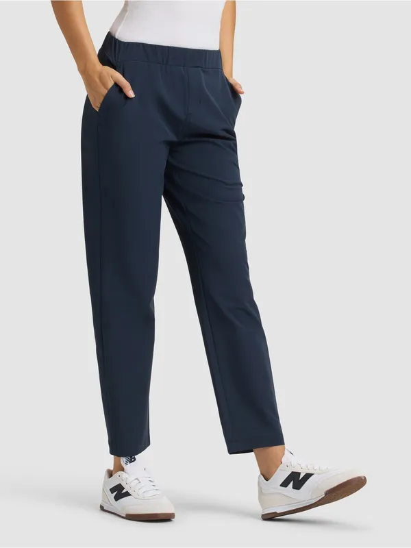 Women’s Cozy Earth Always Cropped Pants Eclipse Navy Blue Size S - Image 3