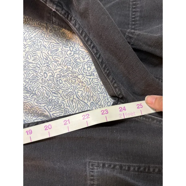 Citizens of Humanity Washed Black Grey Size 25 Jeans High Rise 24" Patch Pockets - Image 8