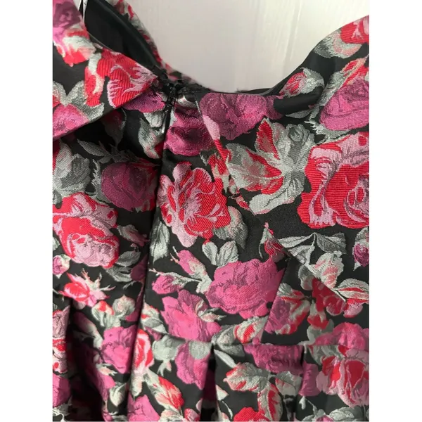 New Lulus Beyond Darling Floral Jacquard Off-The-Shoulder Mini Dress size S NWT - Image 4