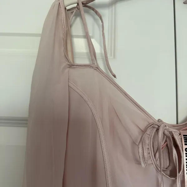 House of CB Ophelia Midi‎ Dress in Blush Size Small NWT - Image 8