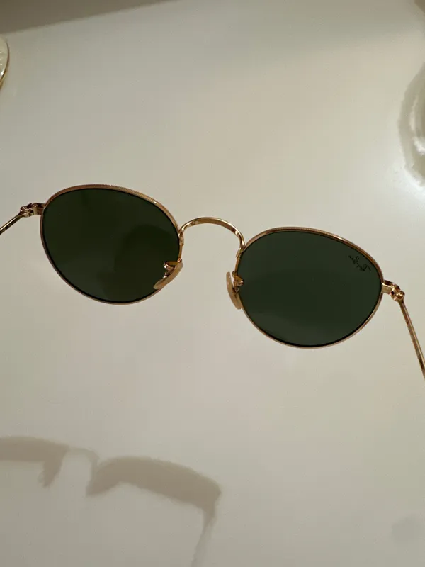 Round Ray-Ban Metal Sunglasses - Image 3