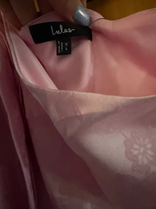 Lulus Pink One-Shoulder Dress - Image 4