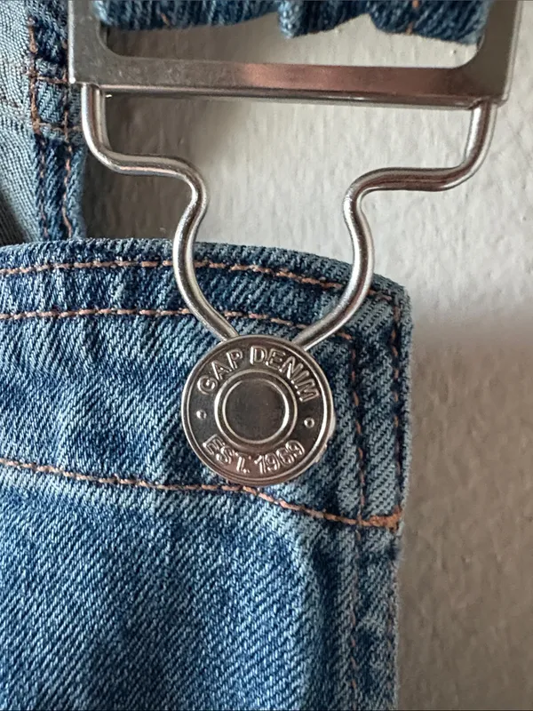GAP 90s Style Denim Overalls - Image 6