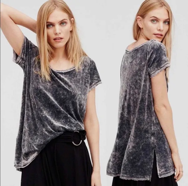 We The Free Doran velvet tee - Image 2